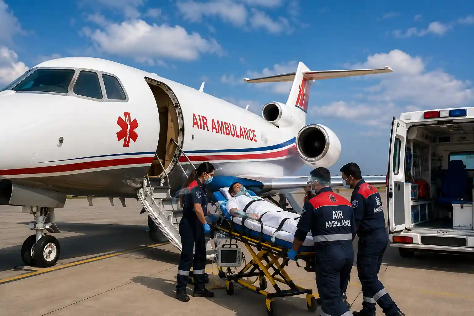 Air ambulance service in Purnia